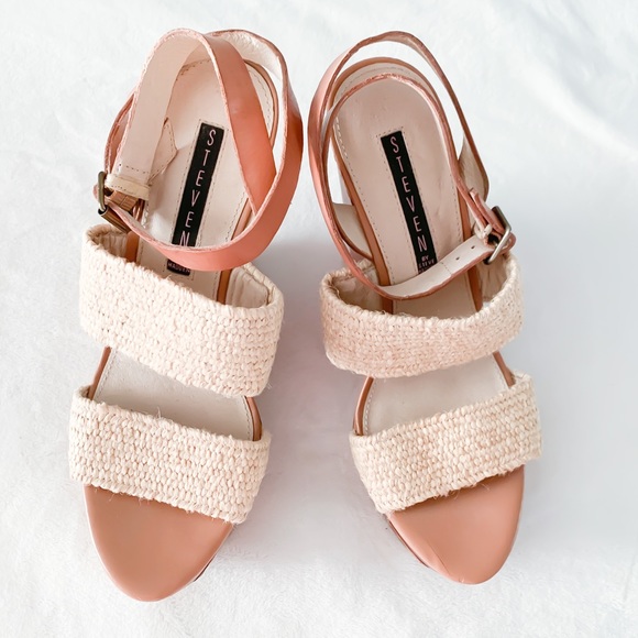 NWT Steven by Steve Madden Platform Wedge Sandals - Picture 2 of 9